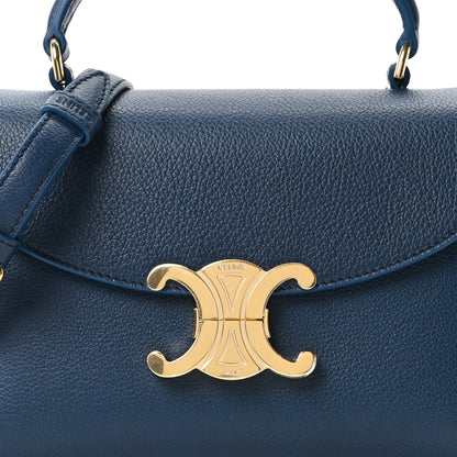 Celine Supple Grained Calfskin Teen Nino Teal Blue 8 of 10