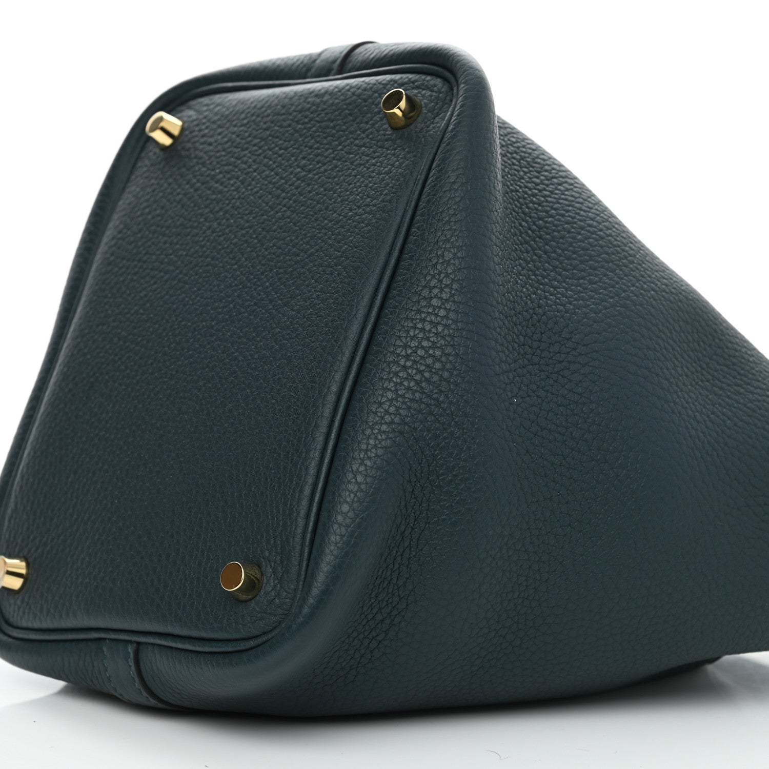 Hermes Taurillon Clemence Picotin Lock 18 PM Vert Cypress 10 of 10