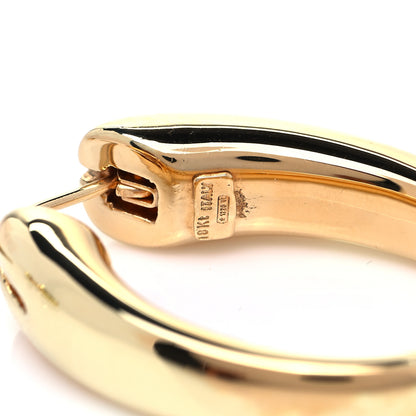 Roberto Coin 18K Yellow Gold Oro Classic Hoop Earrings 5 of 6