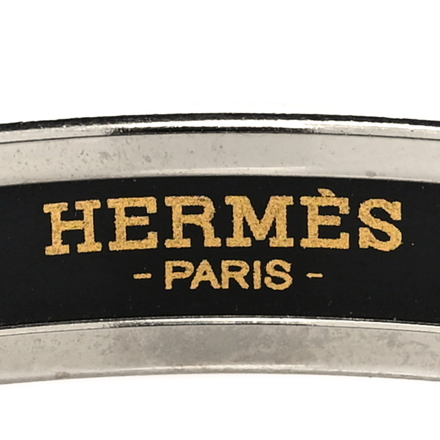 Hermes Enamel Printed Extra Narrow Colliers de Chiens Bracelet 65 4 of 5
