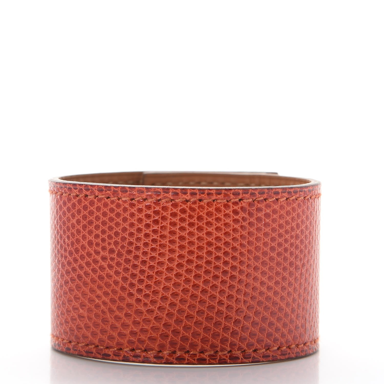 Hermes Lizard Kelly Dog Cuff Sanguine 4 of 9
