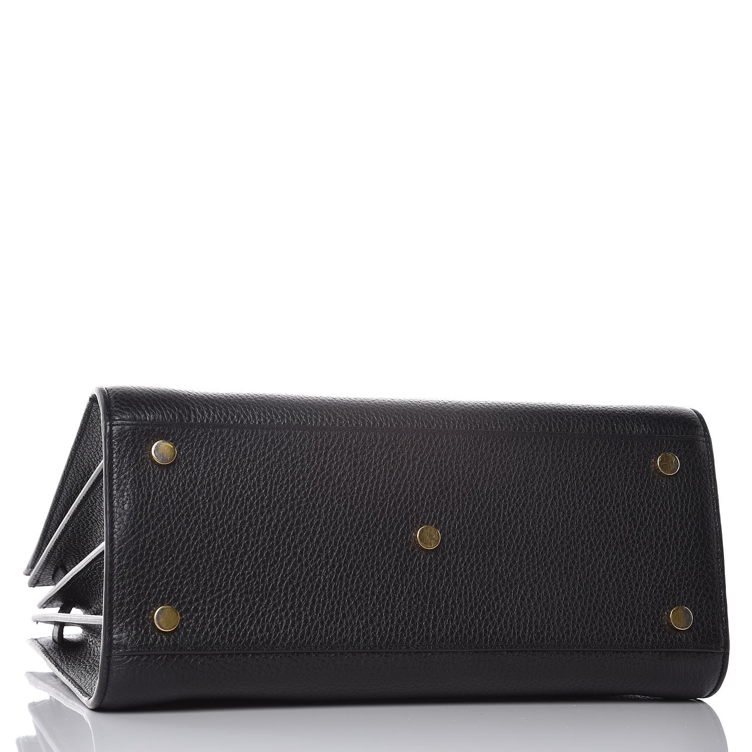 Saint Laurent Grained Calfskin Small Sac De Jour Black 4 of 14