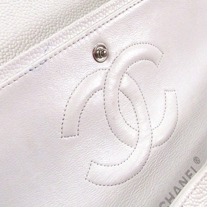 Chanel Caviar Quilted Small Double Flap White 11 of 11
