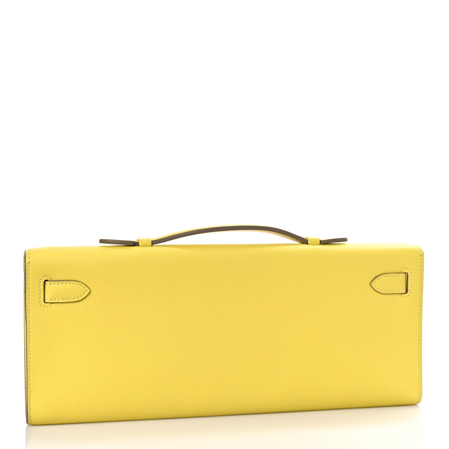 Swift Kelly Cut Clutch Pochette Lime