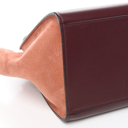 Celine Bullhide Calfskin Grained Nubuck Small Tri-Color Trapeze Medium Chamois 7 of 14