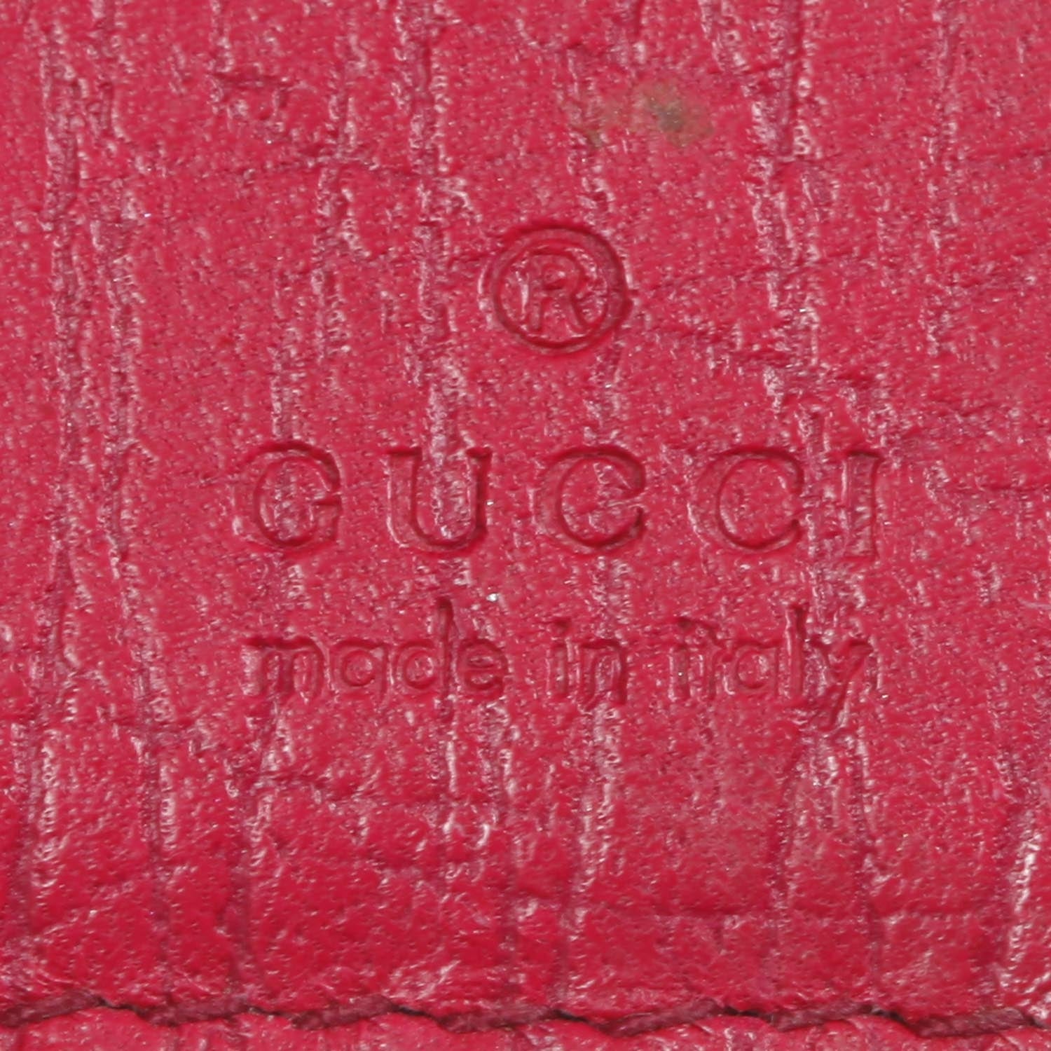 Gucci GG Plus Monogram Ladies GG Continental Wallet Red 11 of 13