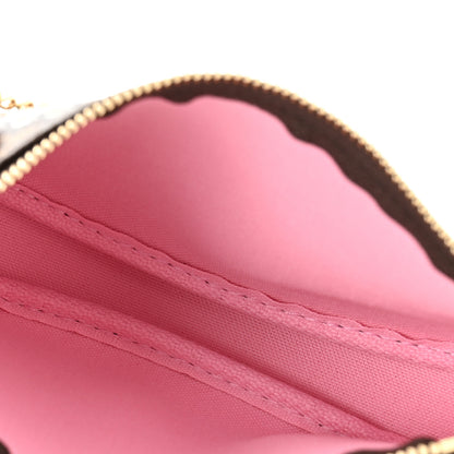 Louis Vuitton Monogram 2022 Christmas Animation Paris Mini Pochette Accessories Pink 5 of 8
