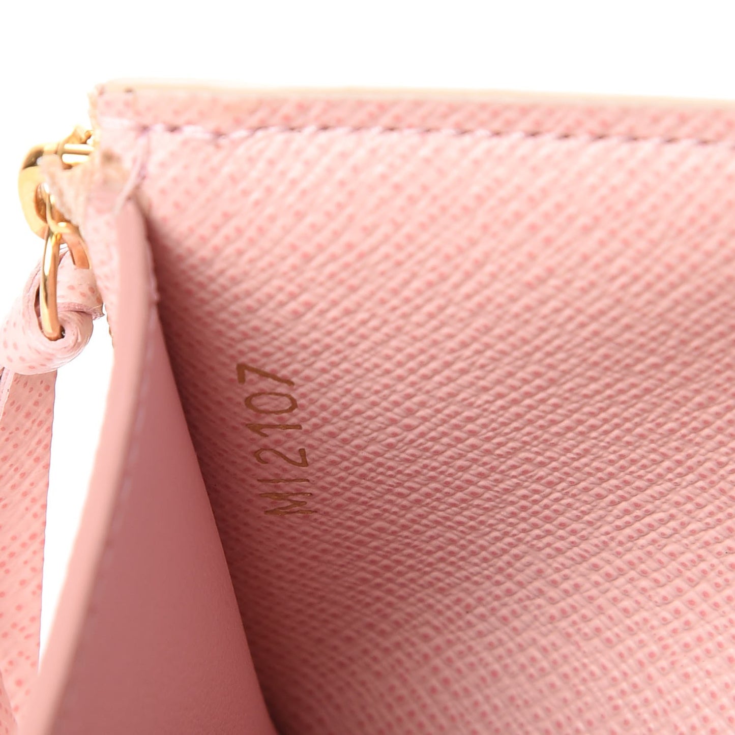 Damier Azur Victorine Wallet Rose Ballerine
