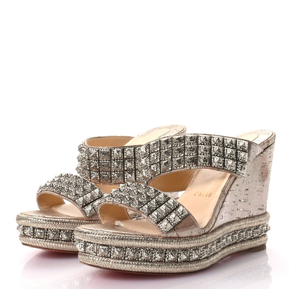 Christian Louboutin Cork Studded Pyradiams 110 Platform Sandals 38 4 of 7