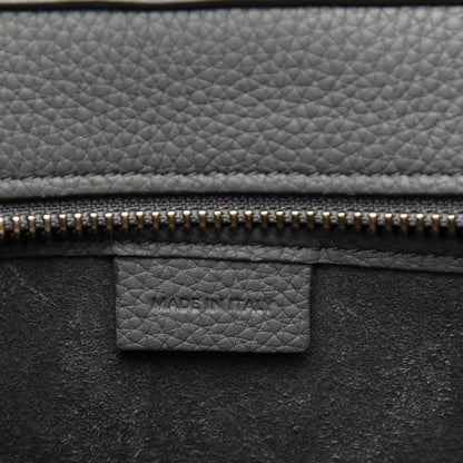 Celine Drummed Calfskin Nano Luggage Kohl 9 of 10