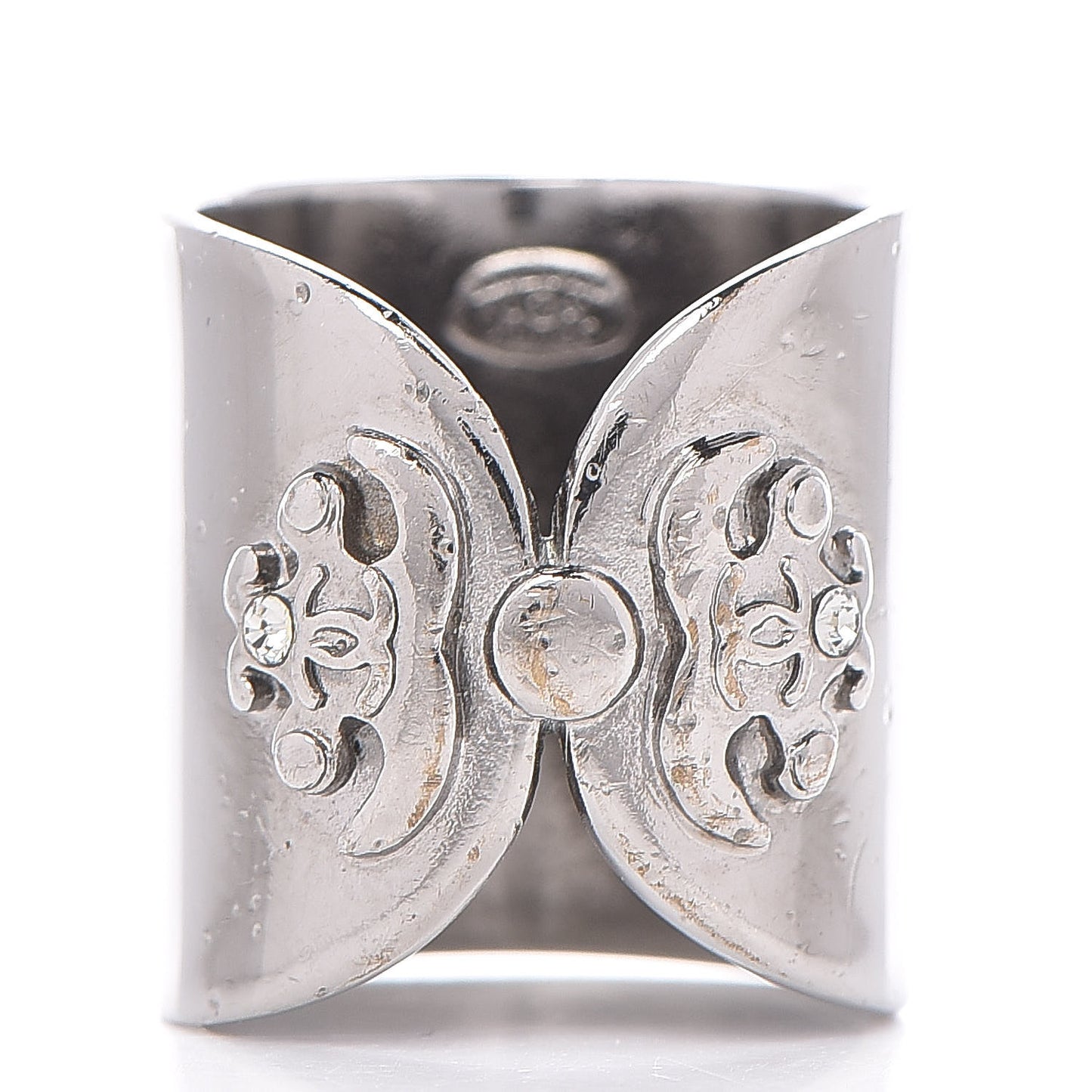 Ruthenium Crystal CC Ring 7.5