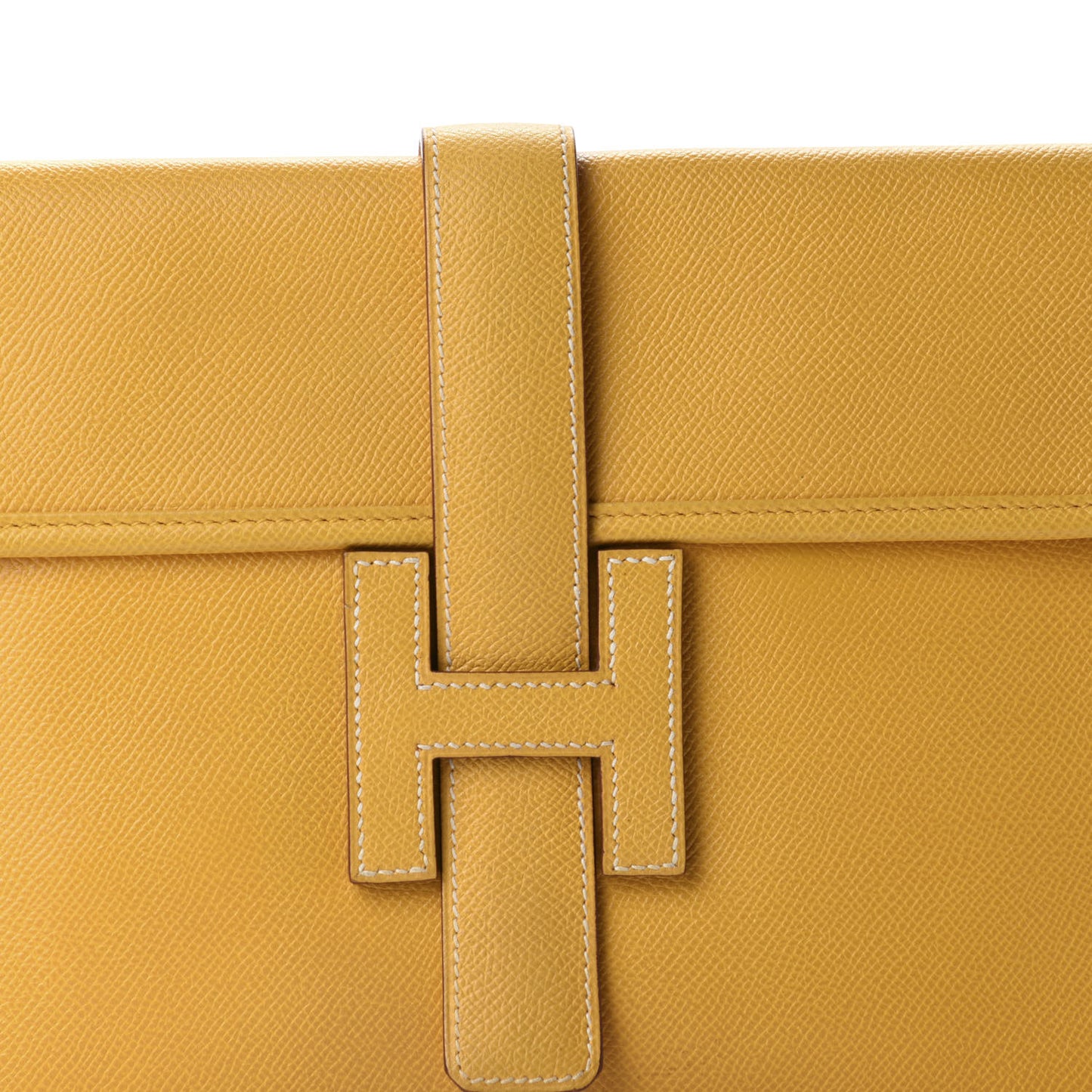 Courchevel Jige PM Clutch Jaune D'Or
