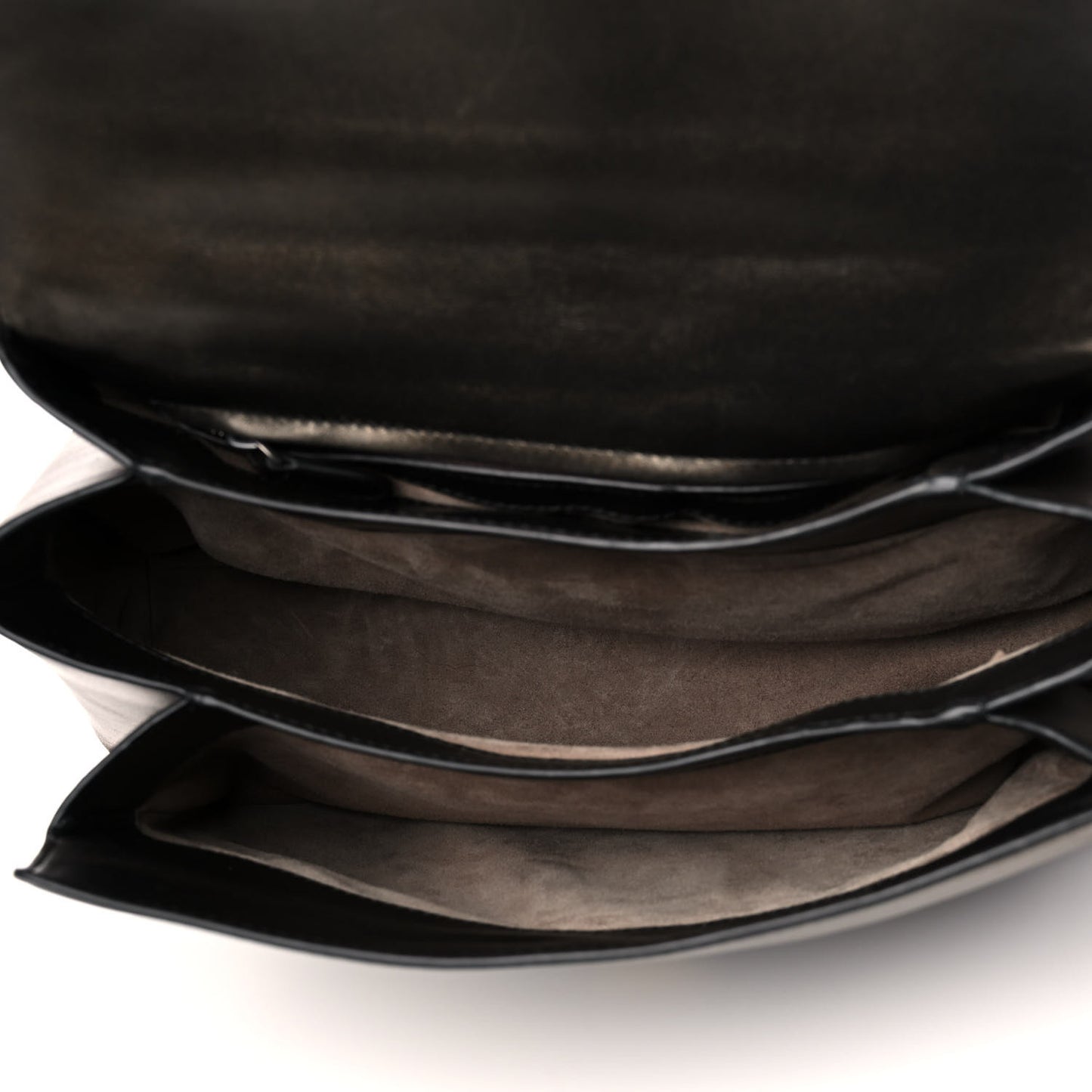 Nappa Medium Piazza Bag Dark Gold Antique Silver