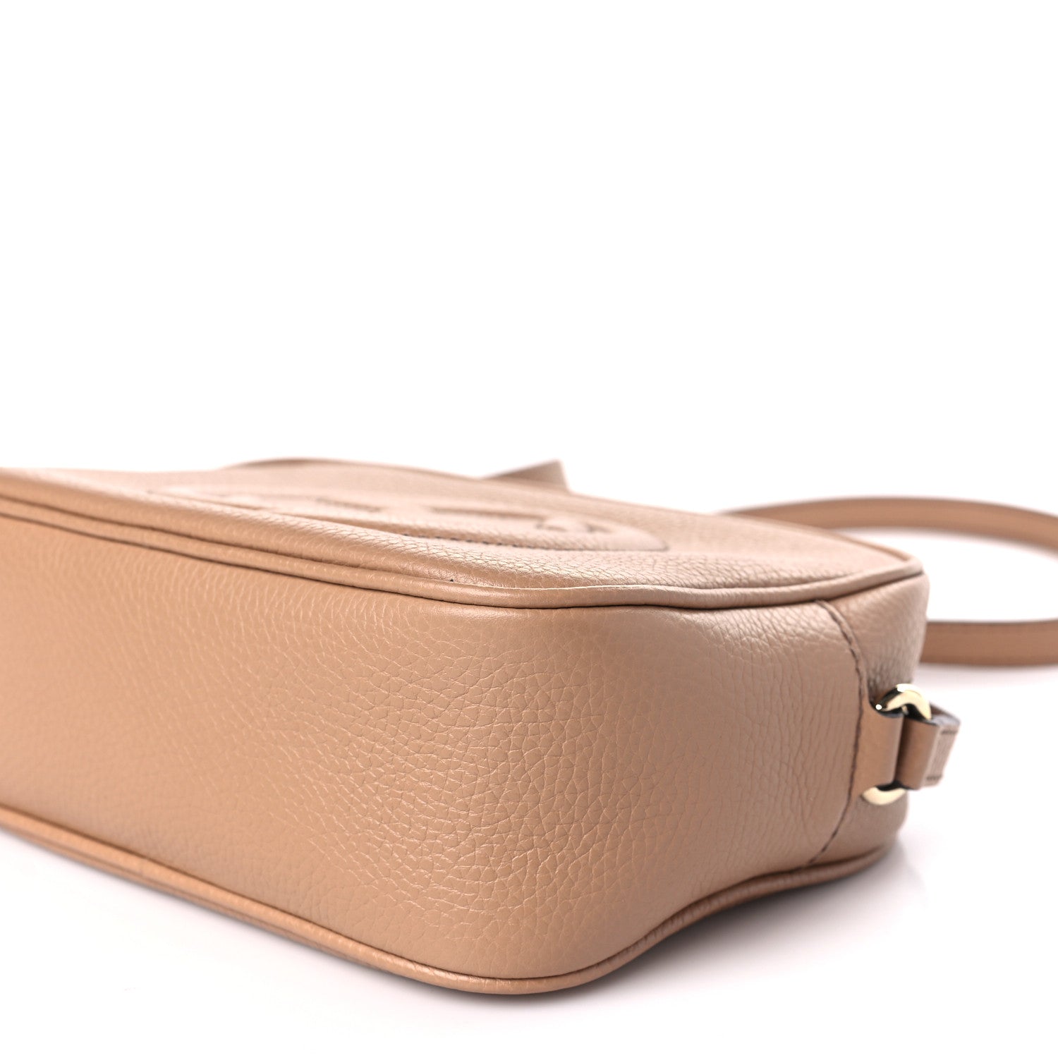 Gucci Pebbled Calfskin Small Soho Disco Bag Camelia 9 of 9