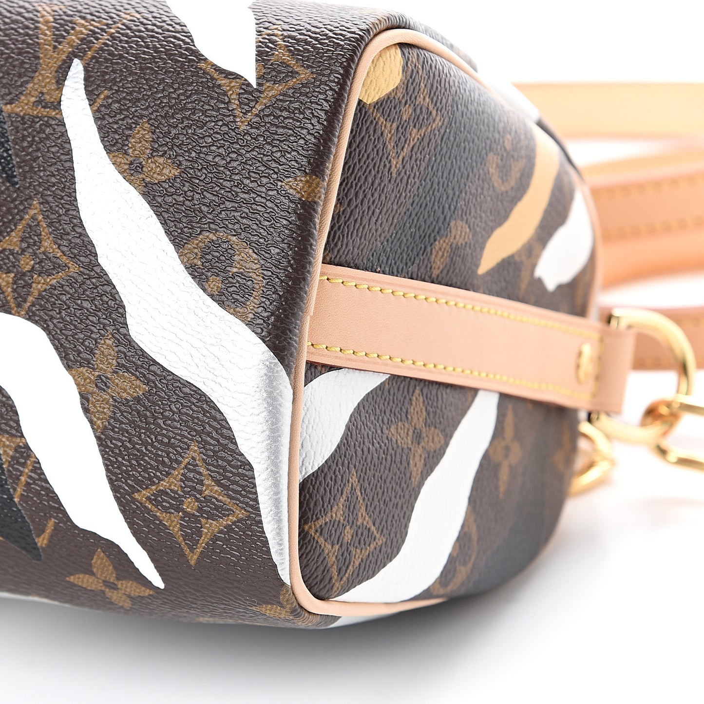 X LOL Monogram Speedy BB Gold Silver