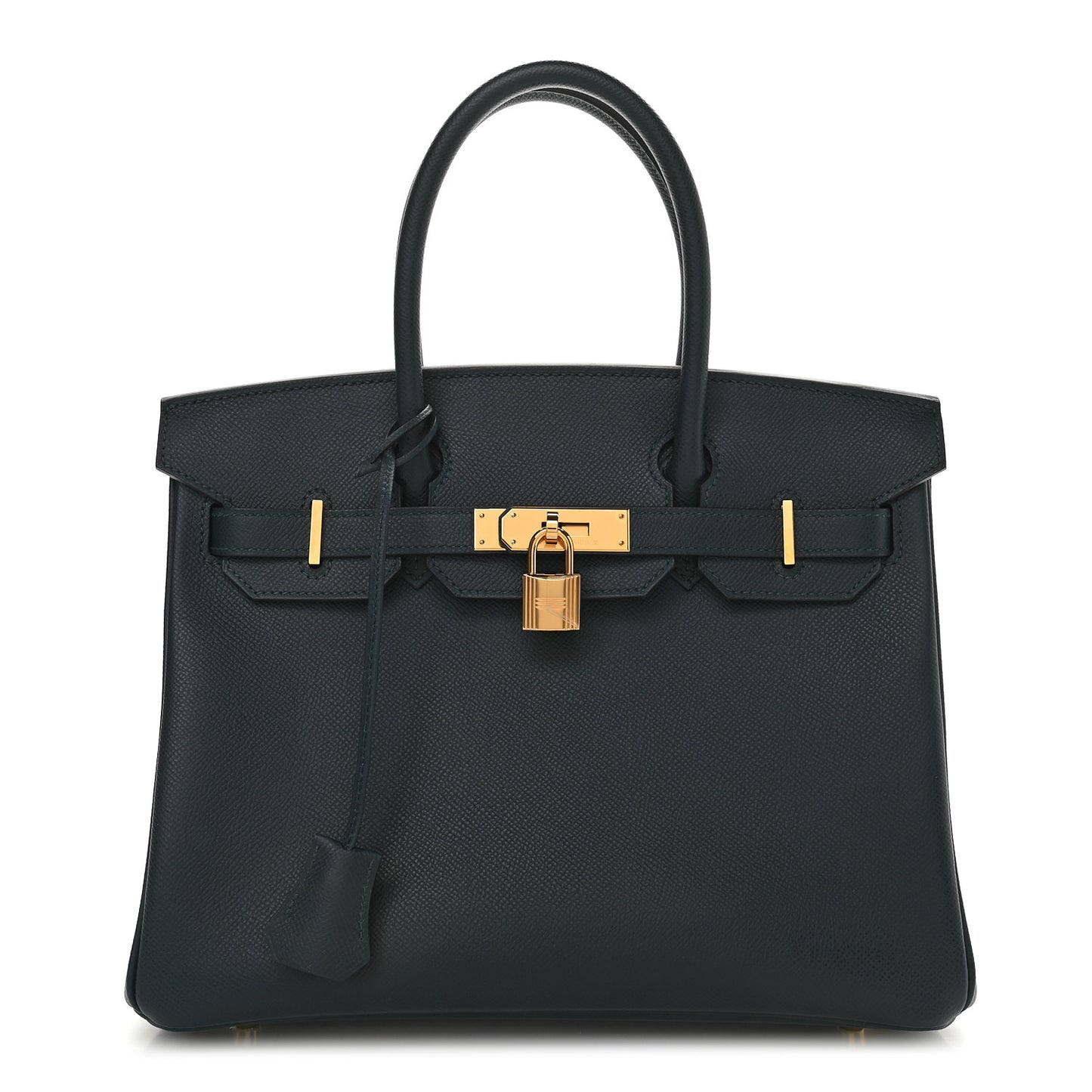 Epsom Birkin 30 Vert Cypress