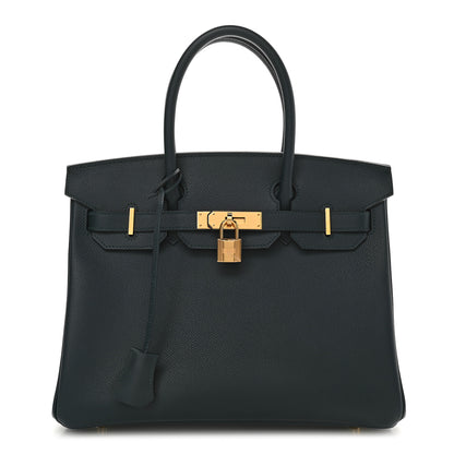 Hermes Epsom Birkin 30 Vert Cypress 1 of 10