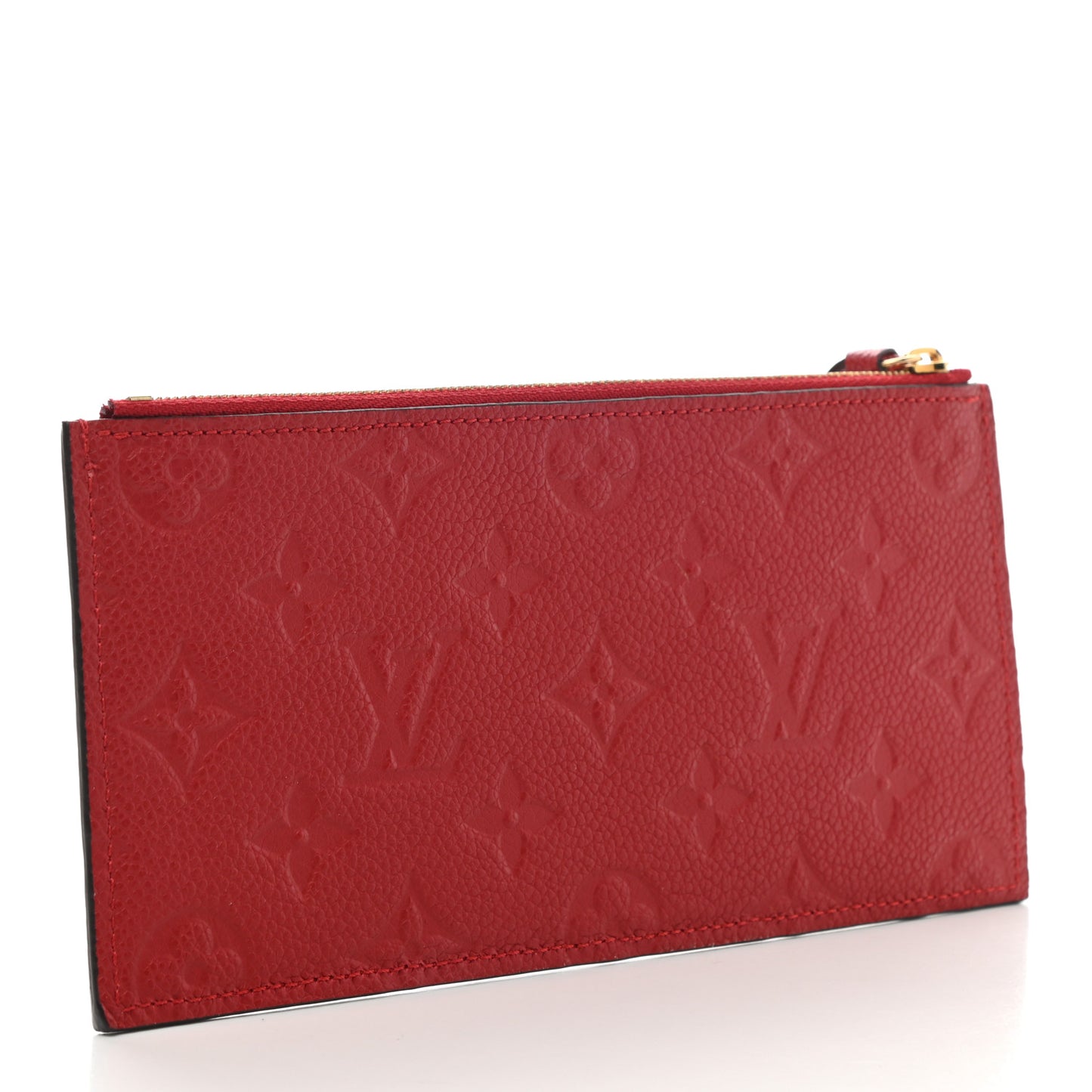 Empreinte Felicie Chain Wallet Zippered Insert Cherry