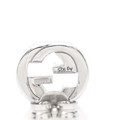 Gucci Sterling Silver Interlocking GG Stud Earrings 4 of 5