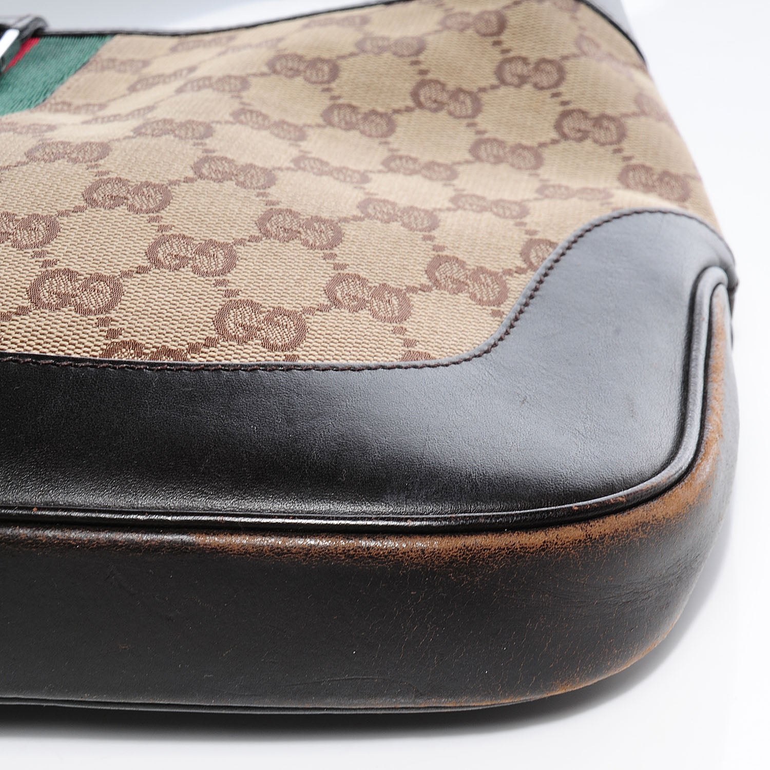Gucci Monogram Web Jackie O Hobo 6 of 9