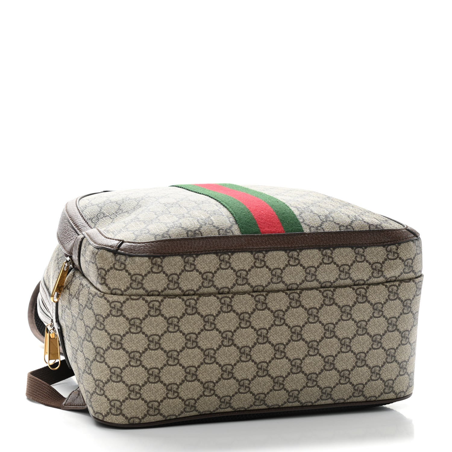 Gucci GG Supreme Monogram Medium Ophidia Day Backpack Brown 4 of 10