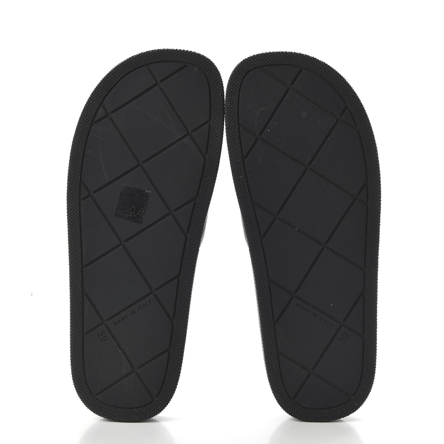 Bottega Veneta Rubber The Slider Sandals 39 Black 5 of 9
