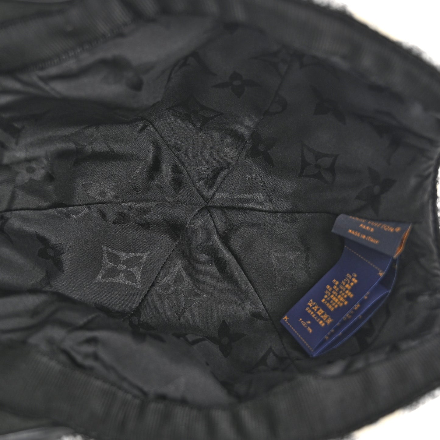 Monogram Jacquard Cap M Grey