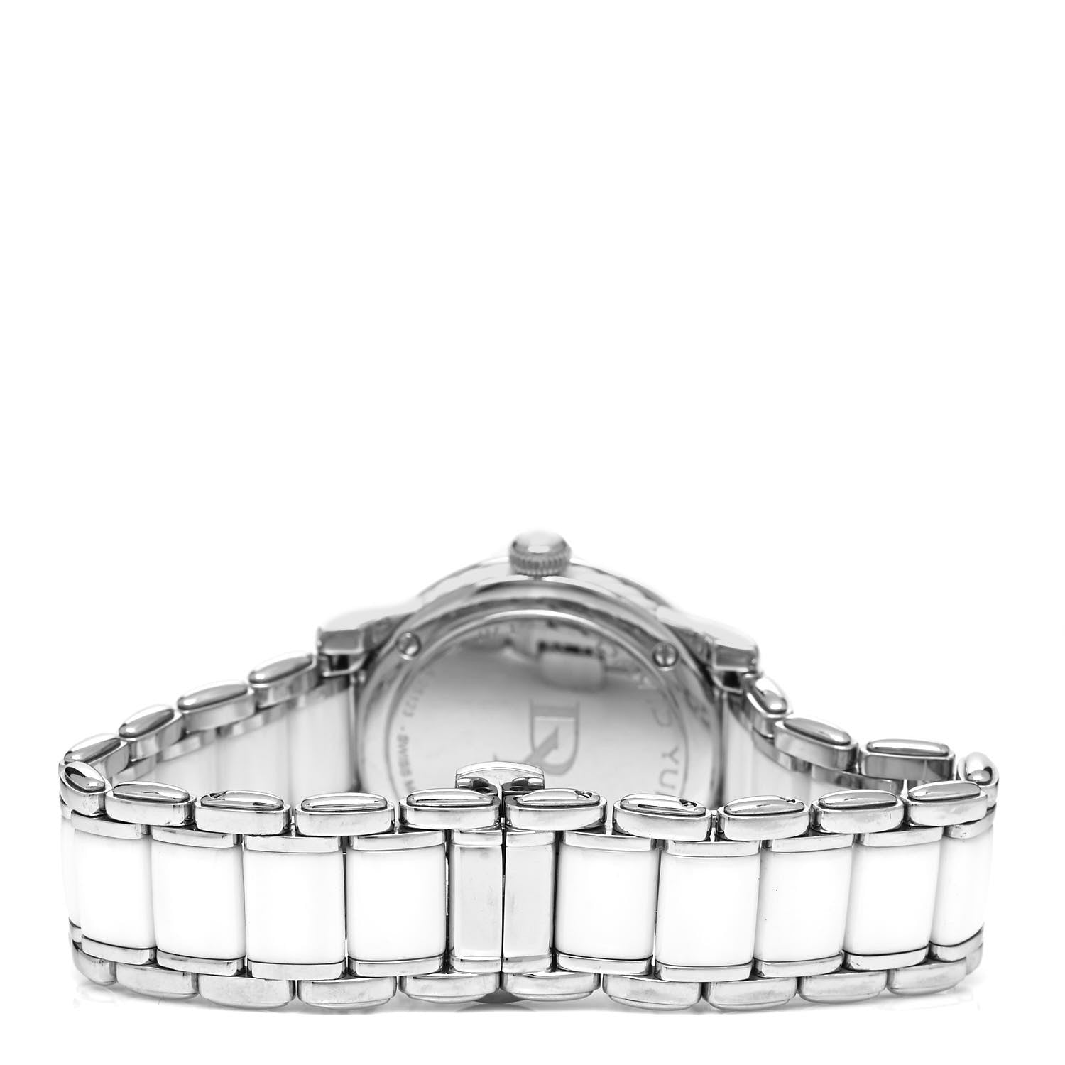David Yurman Stainless Steel Ceramic Diamond 30mm Classic Quartz Watch White 3 of 5