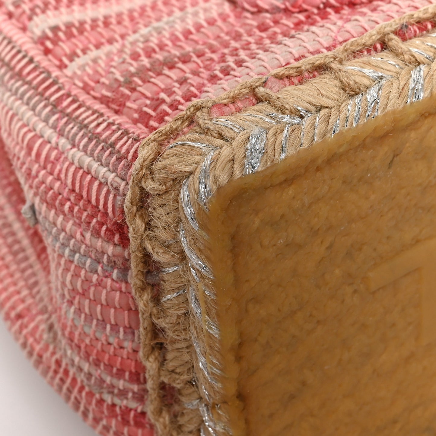 Tweed Single Flap Pink