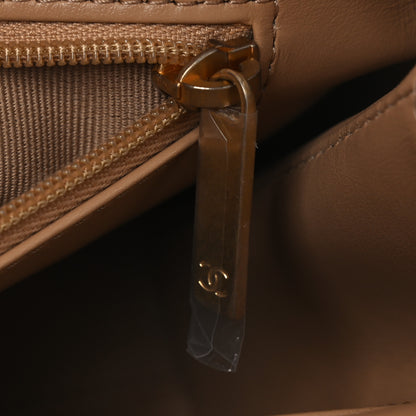 Chanel Braided Raffia Nano Kelly Flap Bag Dark Beige 12 of 13