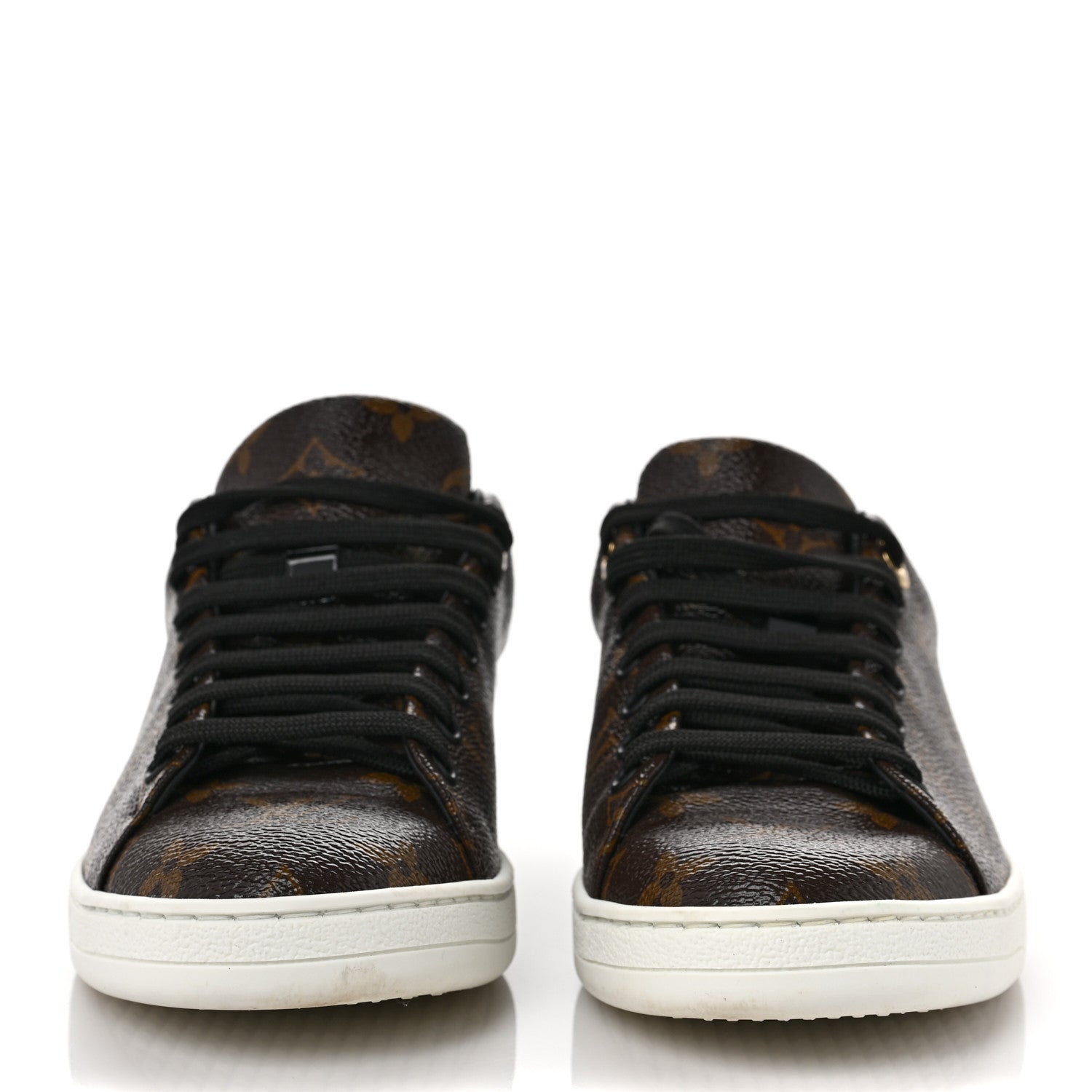 Louis Vuitton Patent Monogram Frontrow Sneakers 38 2 of 8