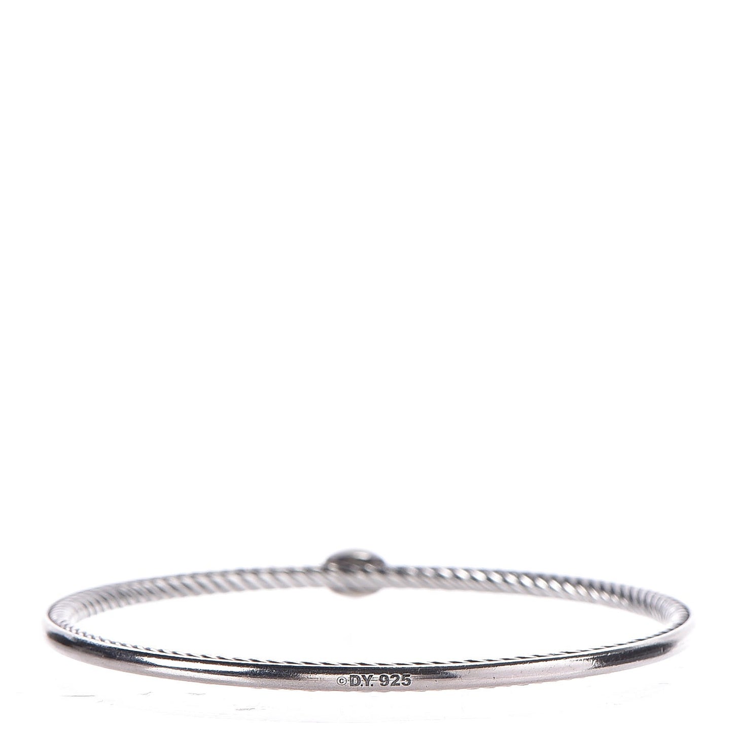 Sterling Silver Black Diamond 3mm Oval Bracelet