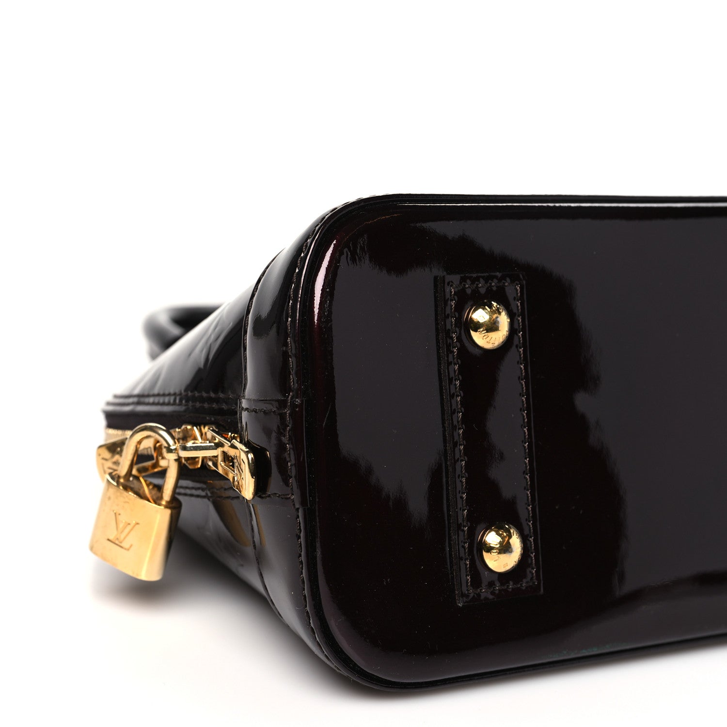 Louis Vuitton Vernis Alma BB Amarante 8 of 9