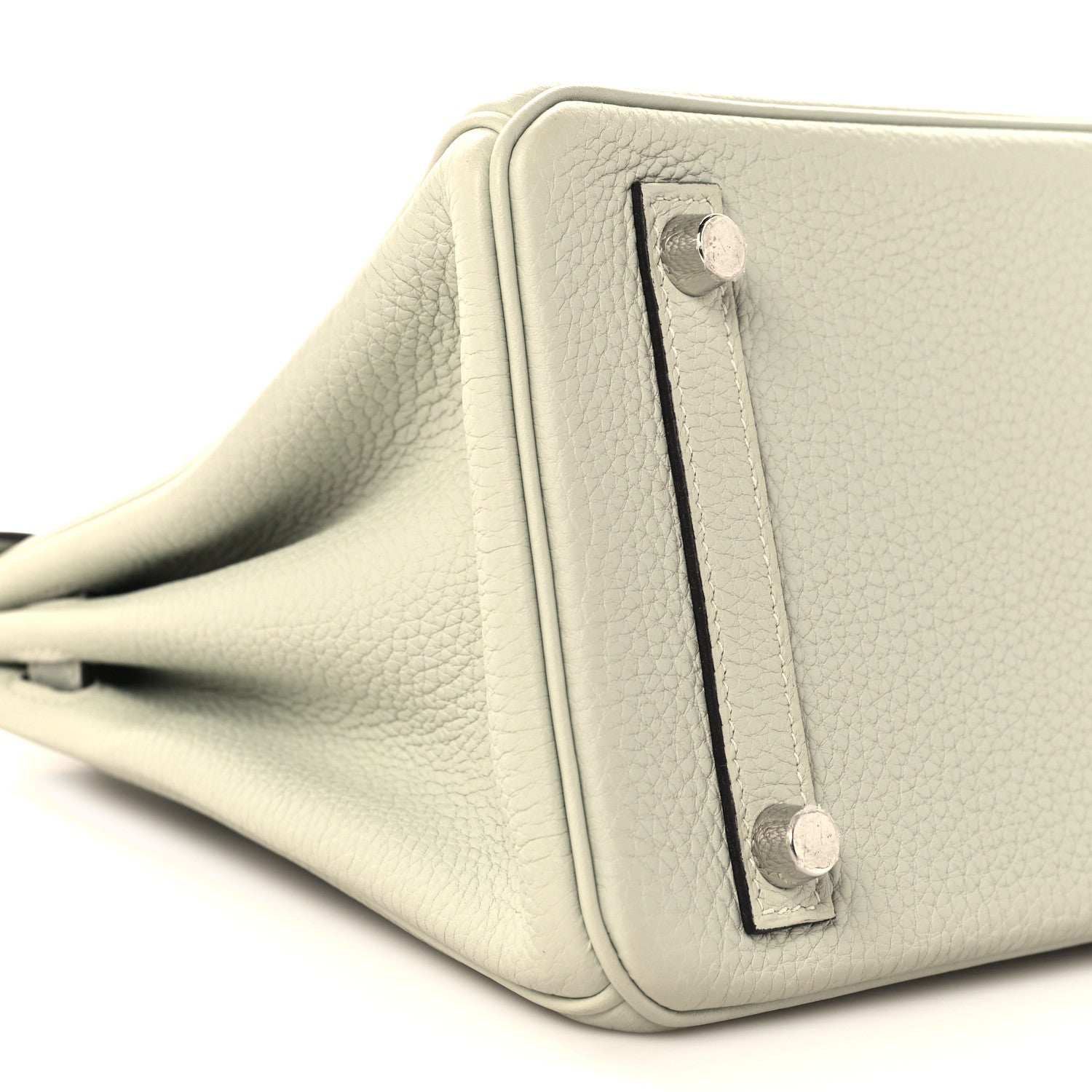Hermes Togo Birkin 25 Gris Neve 9 of 12