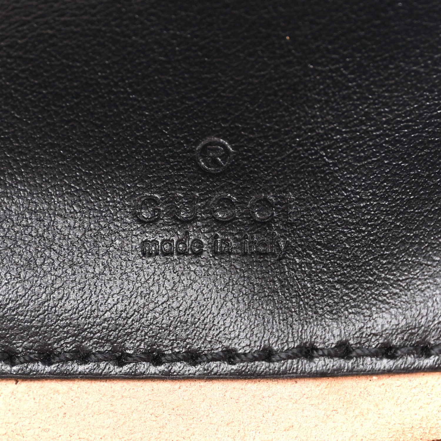 Gucci Calfskin Matelasse Mini GG Marmont Crossbody Bag Black 6 of 10