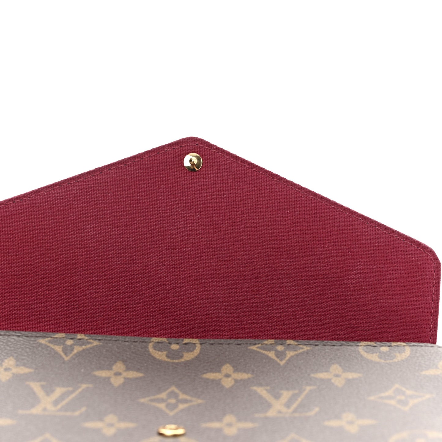 Monogram Pochette Felicie Chain Wallet Fuchsia