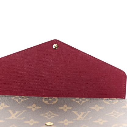Louis Vuitton Monogram Pochette Felicie Chain Wallet Fuchsia 12 of 12