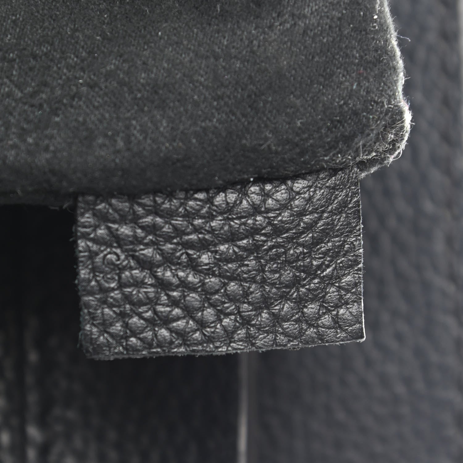 Celine Drummed Calfskin Mini Luggage Black 7 of 14