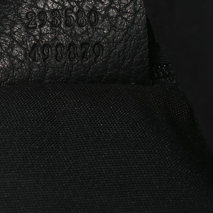 Gucci Denim Monogram Large Abbey Tote Black 7 of 10