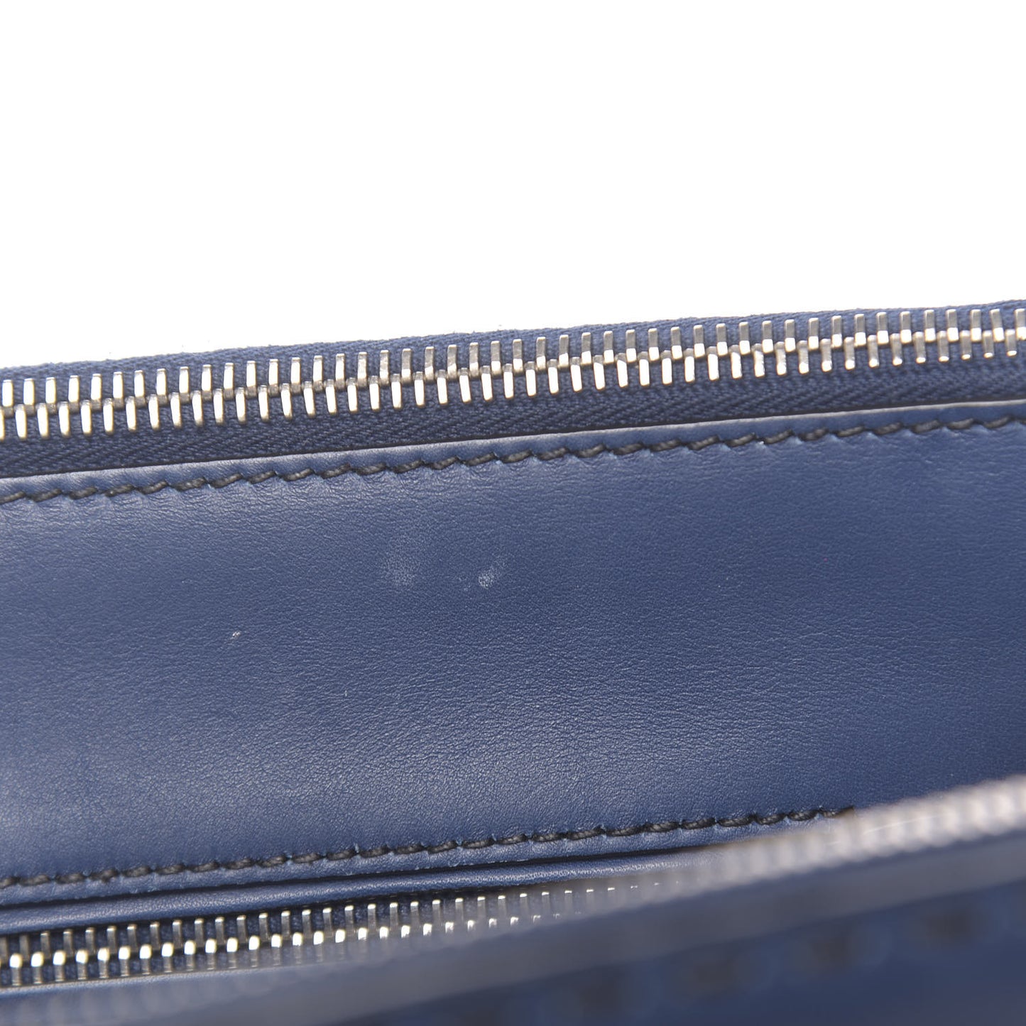 City Calf Hand Stitched Medium Galleria Double Zip Tote Bleuette