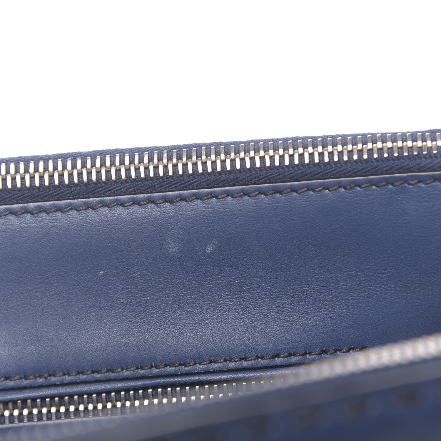 Prada City Calf Hand Stitched Medium Galleria Double Zip Tote Bleuette 11 of 23