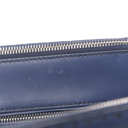 Prada City Calf Hand Stitched Medium Galleria Double Zip Tote Bleuette 11 of 23