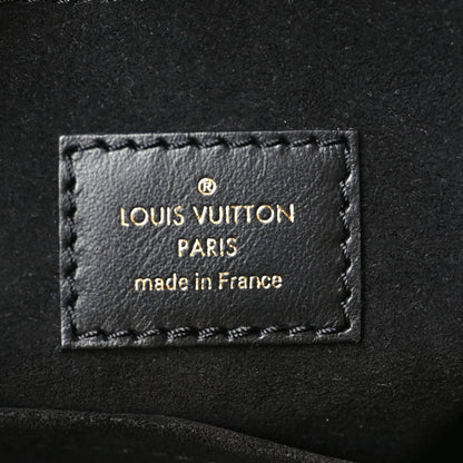 Louis Vuitton Calfskin Monogram On My Side PM Black 6 of 9