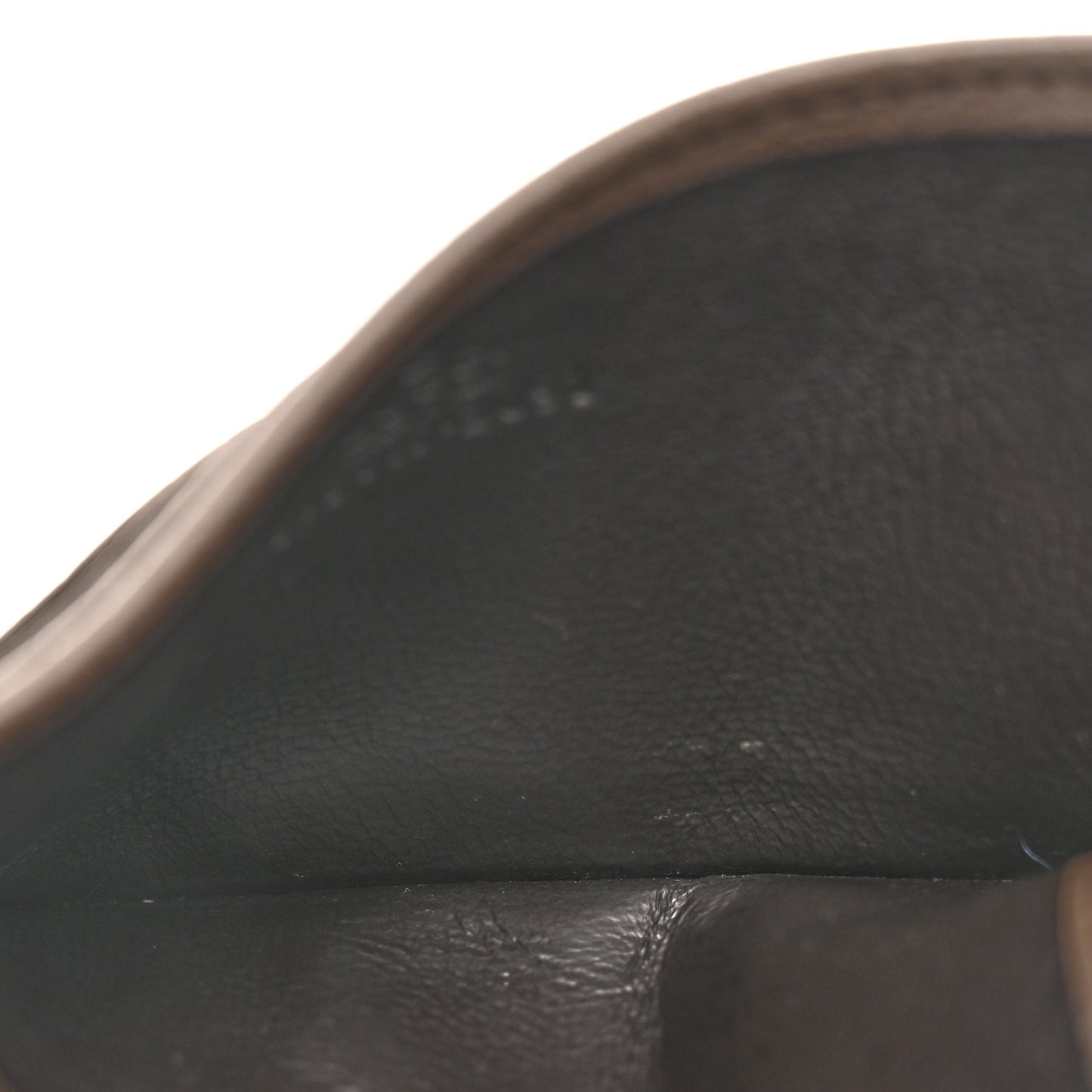 GG Supreme Monogram Ophidia Card Holder Brown