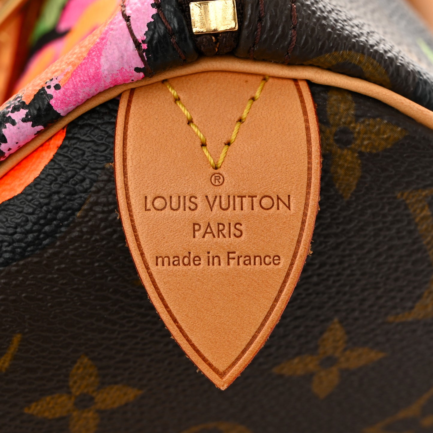 Monogram Roses Speedy 30