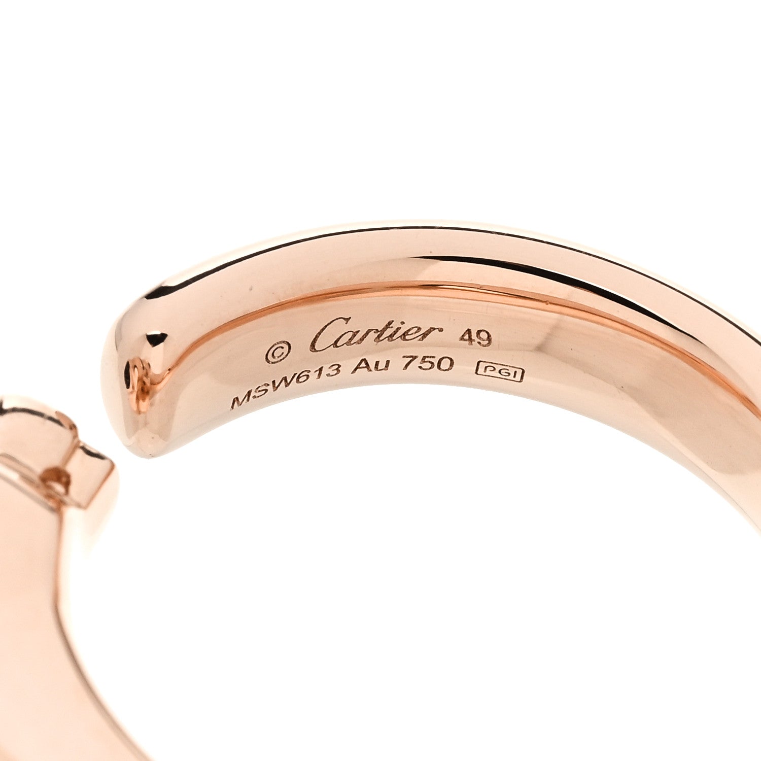 Cartier 18K Pink Gold Tsavorite Onyx Panthère De Cartier Ring 49 4.75 5 of 5
