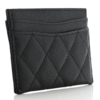 Chanel Caviar Quilted Card Holder Black 3 of 8