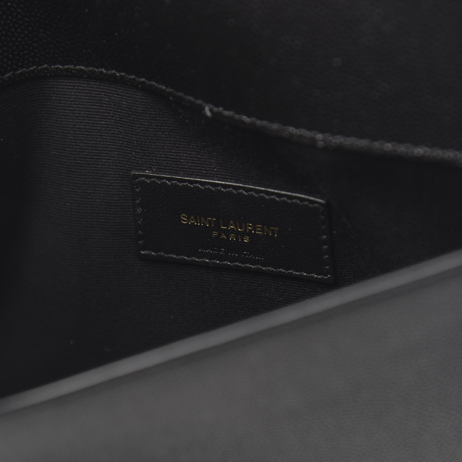Saint Laurent Grain De Poudre Uptown Pouch Black 6 of 8