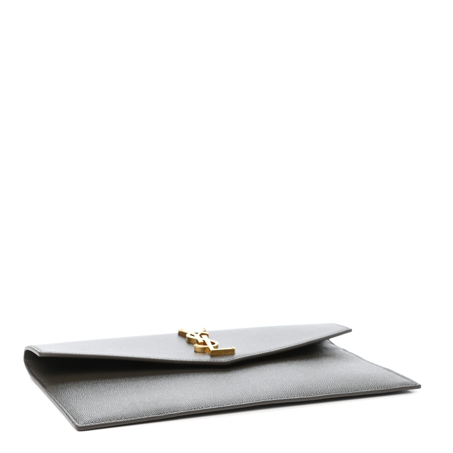 Saint Laurent Grain De Poudre Uptown Pouch Pebble 4 of 7