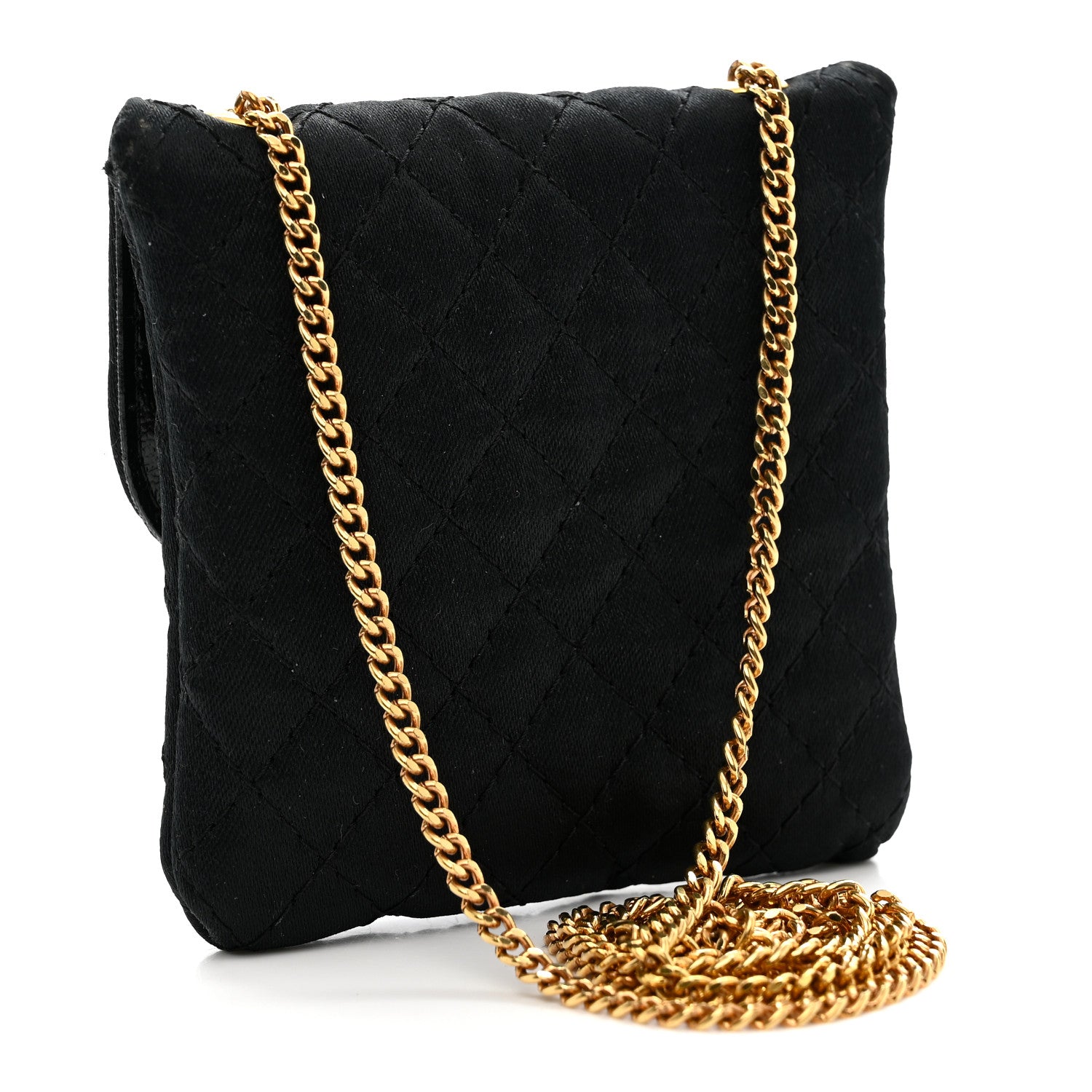 Chanel Jersey Quilted Micro Flap Bag Black 3 of 11